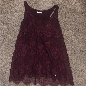 Maurice’s matron lace tank top